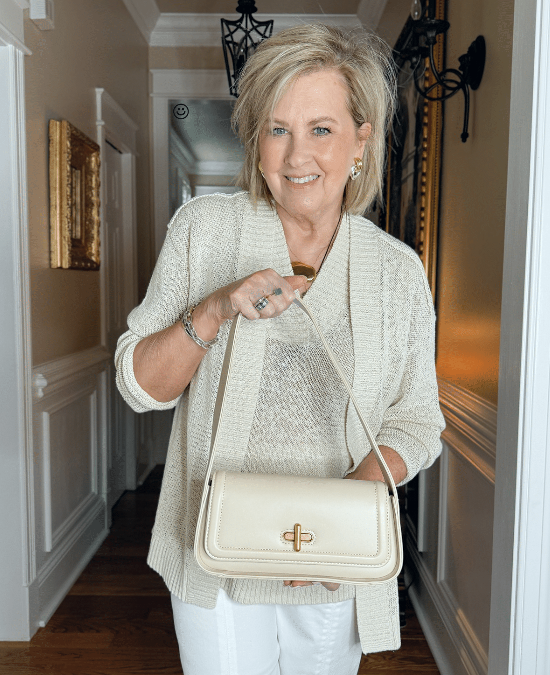 Turn Lock Baguette Bag